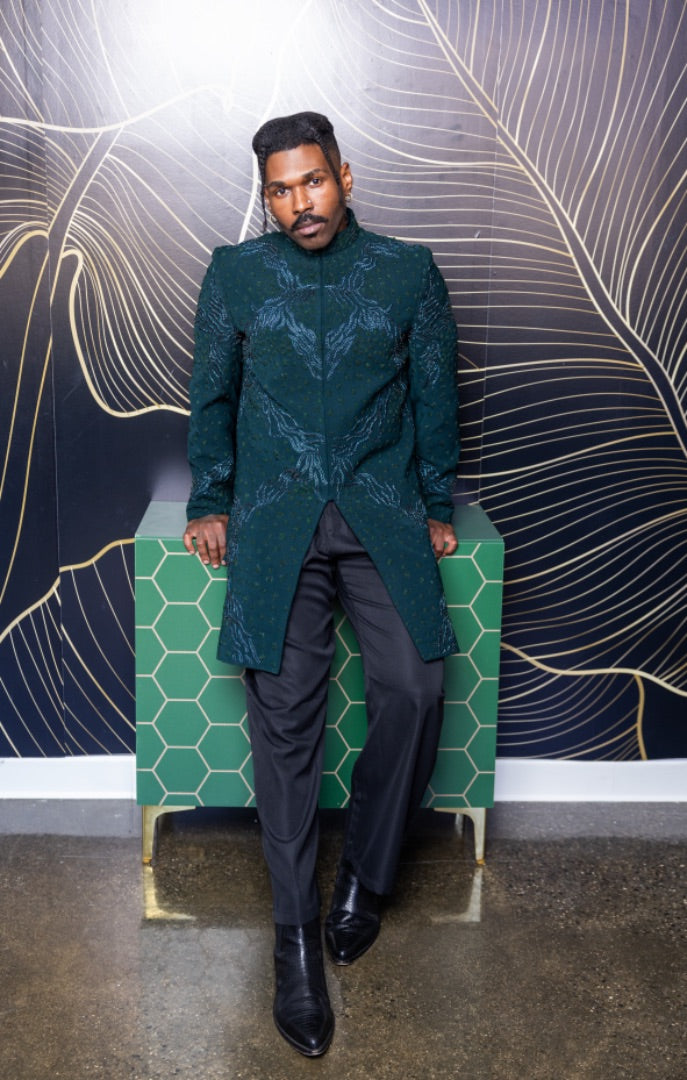 Emerald Storm Sherwani