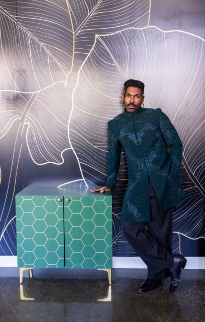 Emerald Storm Sherwani