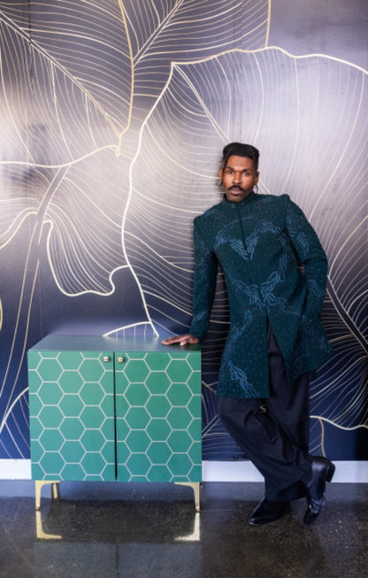 Emerald Storm Sherwani