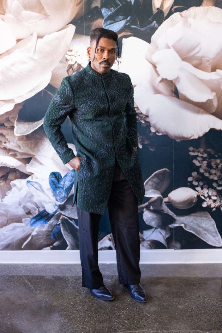 Emerald Storm Sherwani