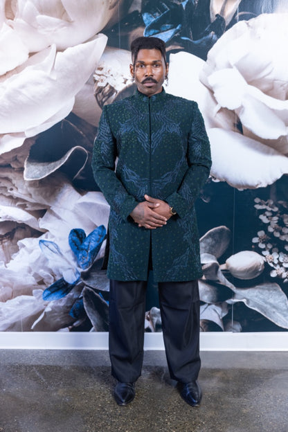 Emerald Storm Sherwani