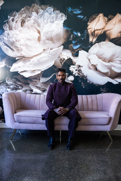 Plum Majesty Sherwani