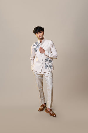 Ivory Geometric Bloom
