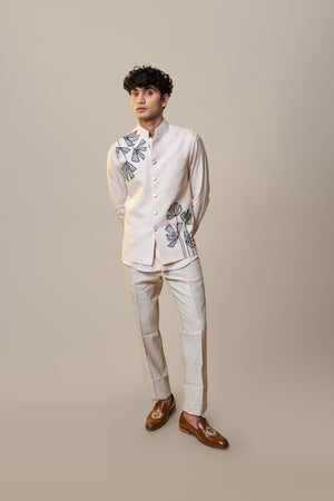 Ivory Geometric Bloom