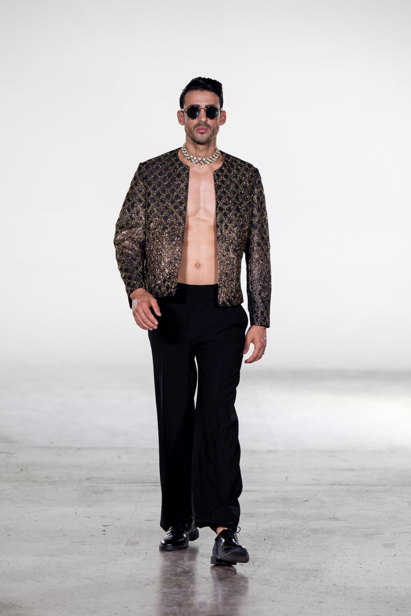 The Gold Rush – Modern Zardozi Statement Jacket | Rivesse