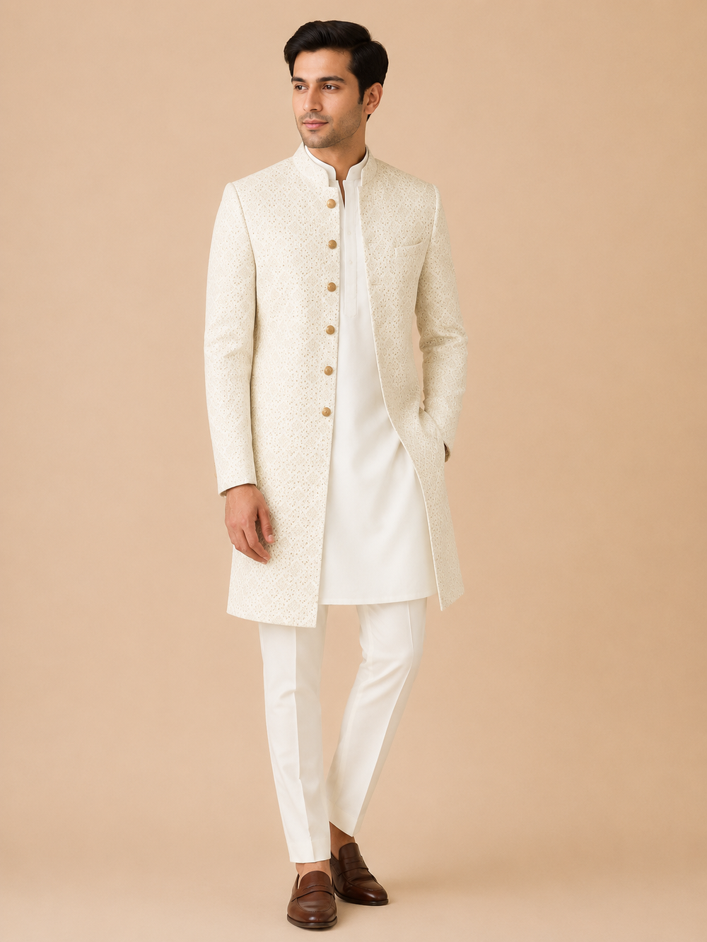 Ivory Sherwani
