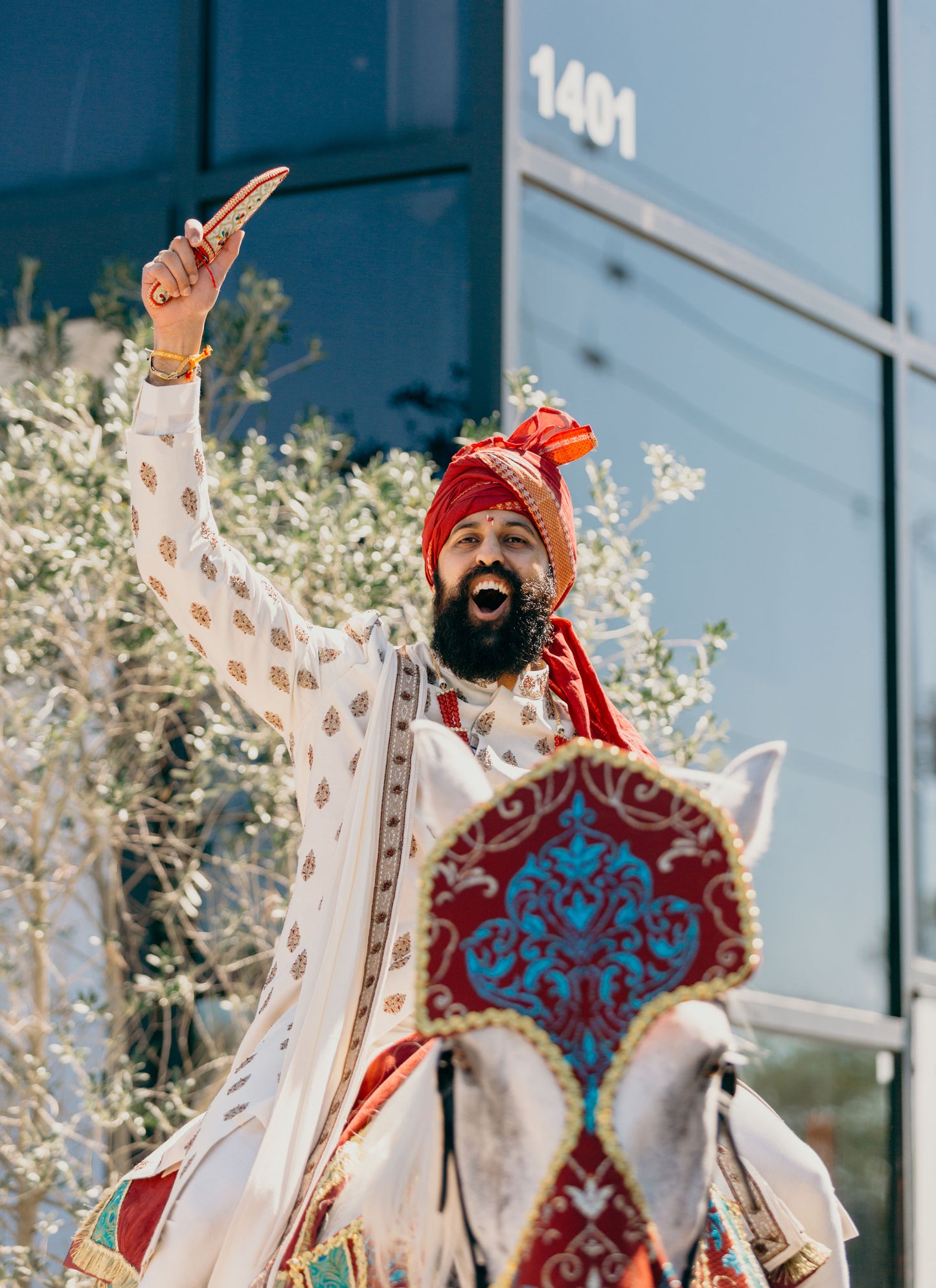 Ivory Blossom Sherwani