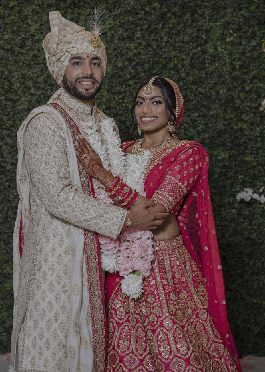Ivory Sherwani with Kalidar Kurta