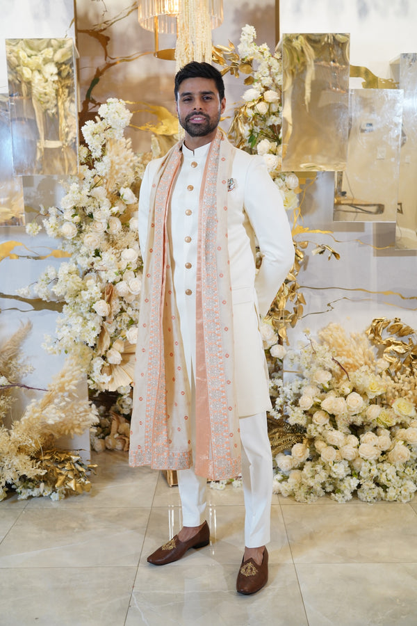 The Offwhite Sherwani