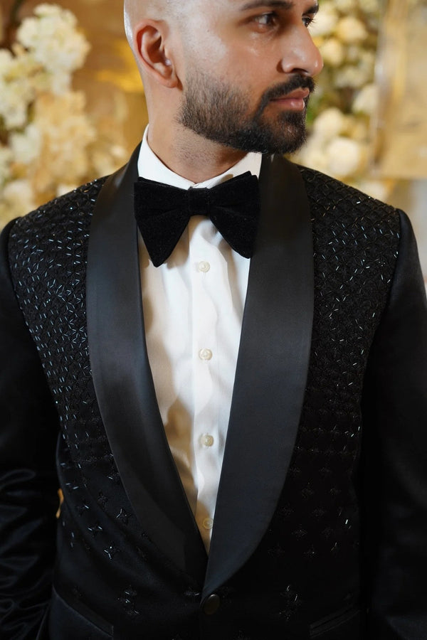 Black Star Gazing Tuxedo (Three Piece Tuxedo)