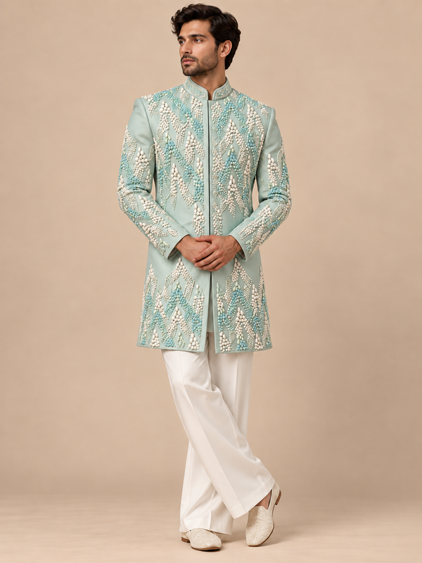 Mint Élan Indowestern Set