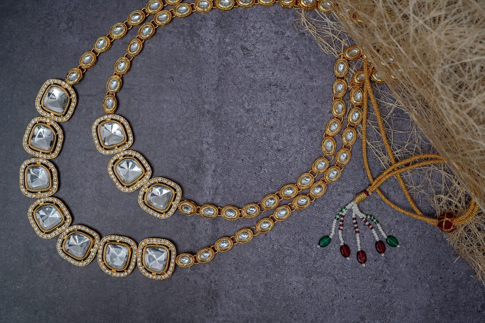 Layered Diamond Studded Mala