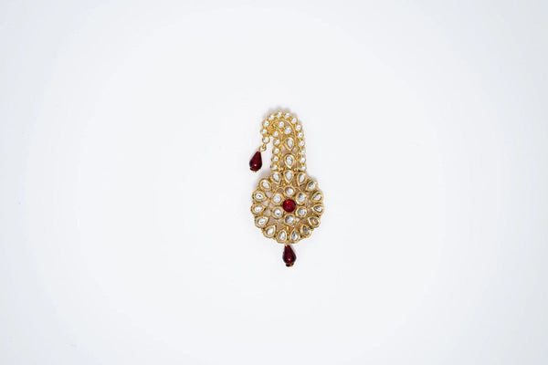 Red Gleaming Jewel Pin
