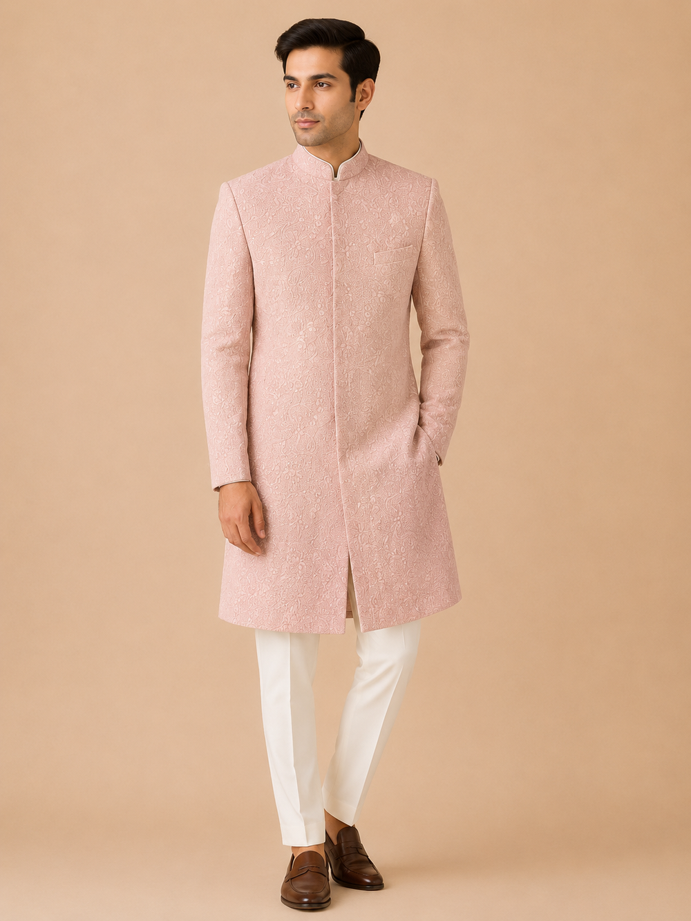 Rose Water Sherwani