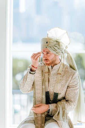 Sage Green Majesty Sherwani