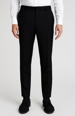 Men Stretch Tapered Trousers