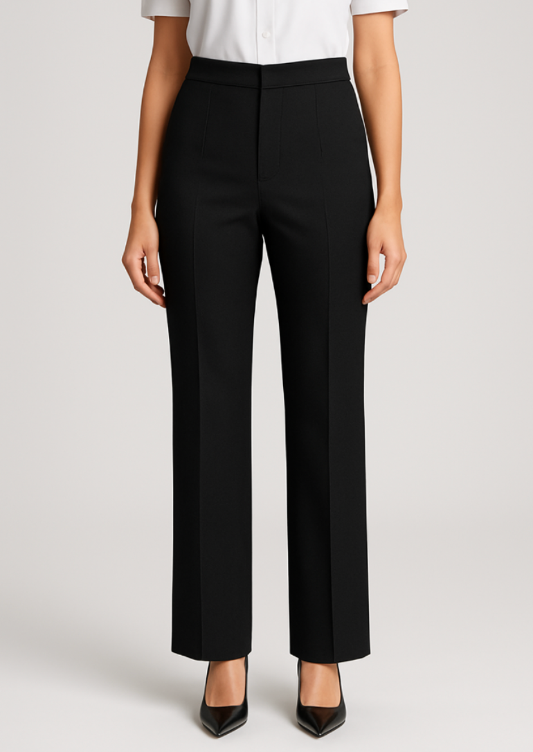 Womens Luxe Crepe Trousers