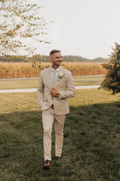 Tan Suit