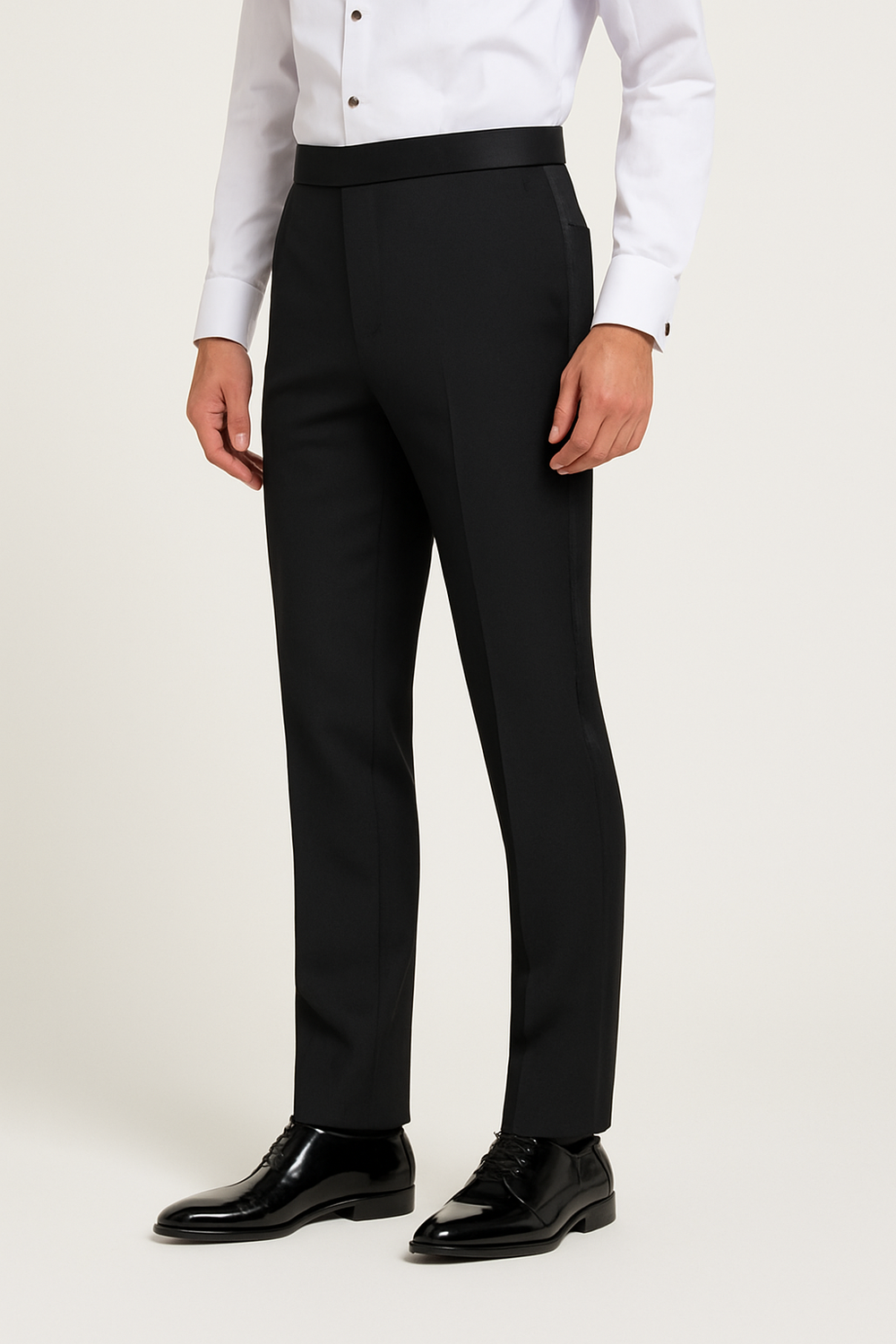 Black Tuxedo Trouser