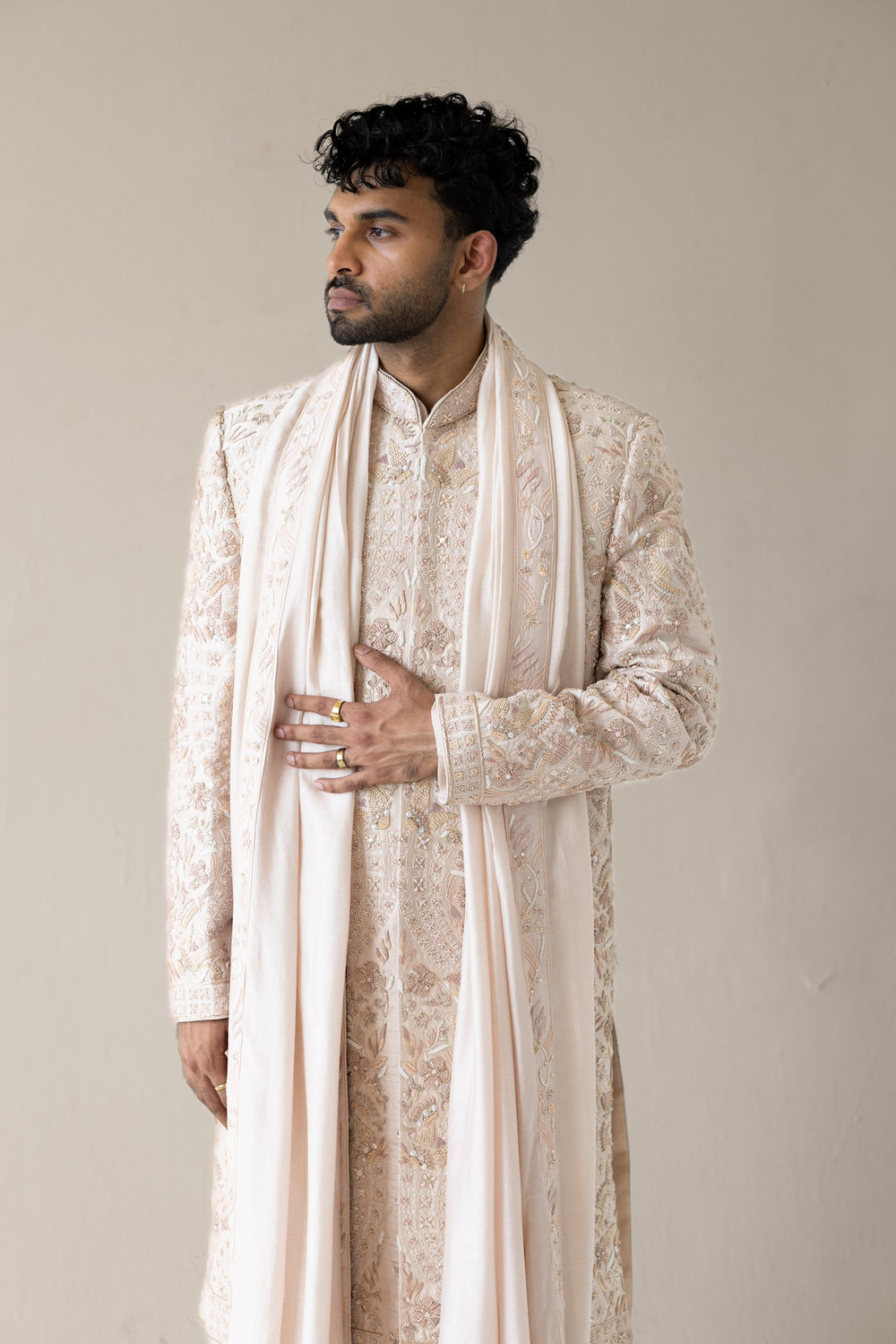 The Dusty Bloom Sherwani