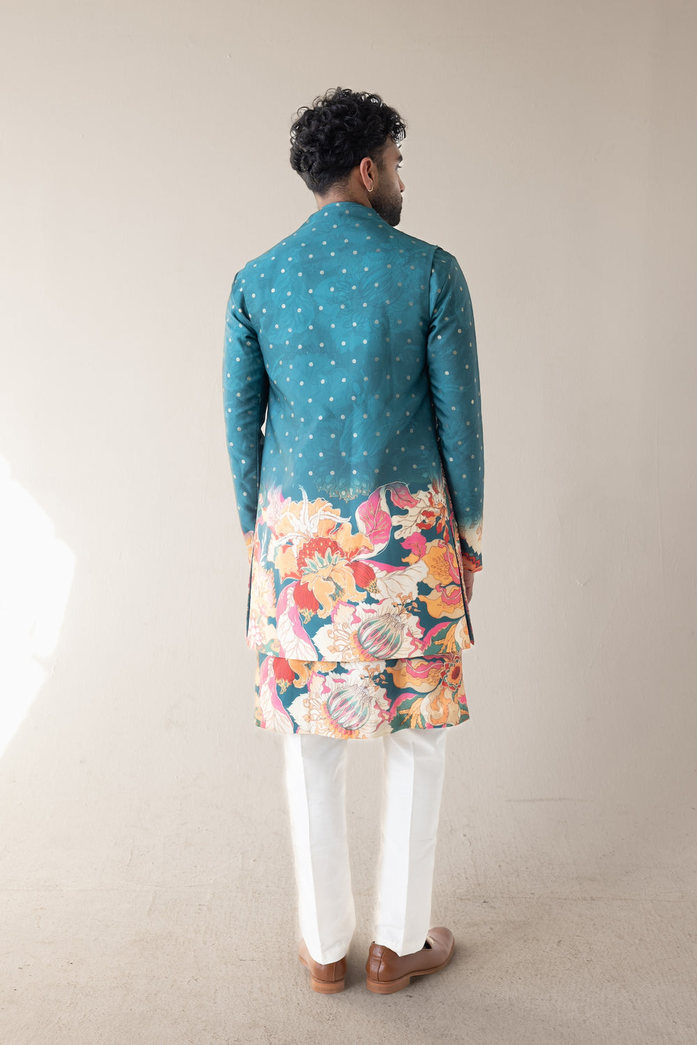 Teal Mirage Kurta
