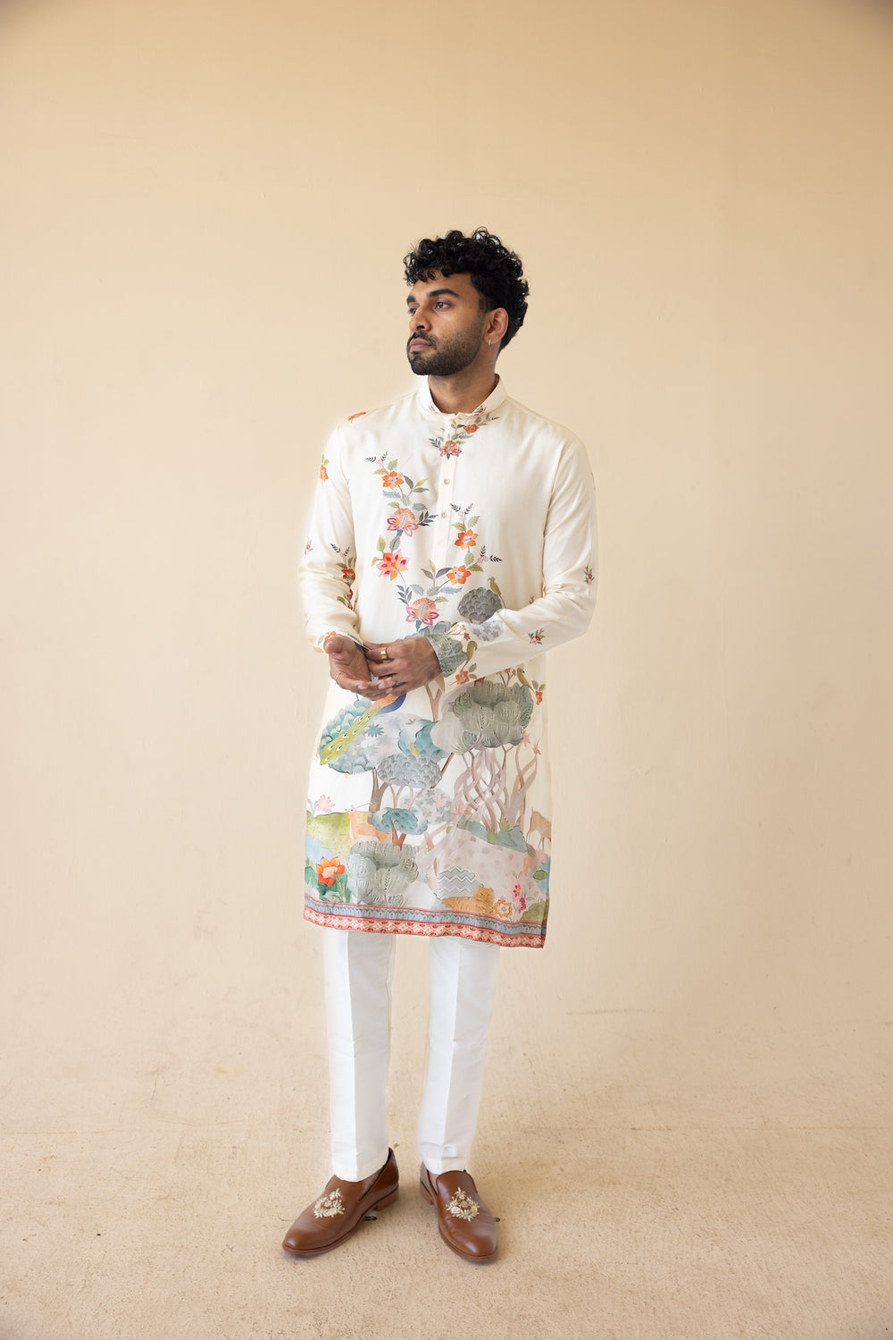 Phool Mayur Kurta