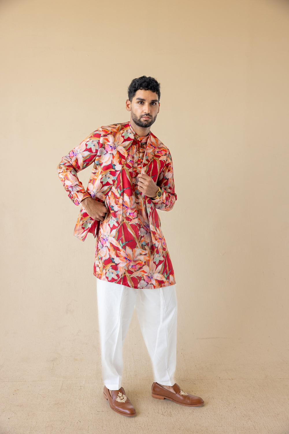 Lal Gulzar Kurta