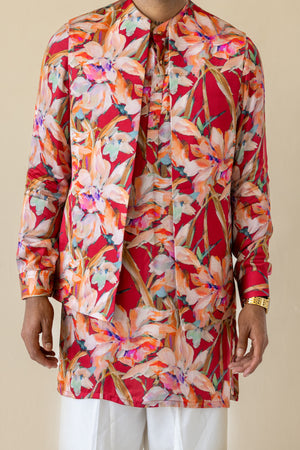 Lal Gulzar Kurta