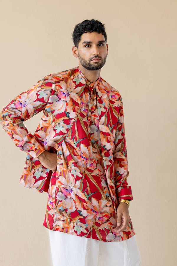 Lal Gulzar Kurta