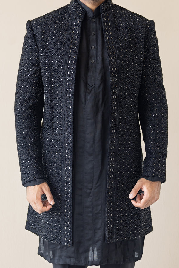 Midnight Maharaja Sherwani