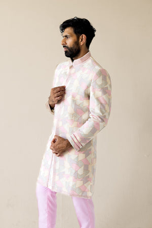 Dusty Prism Sherwani & Kurta