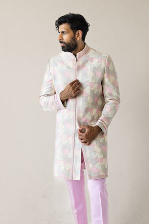 Dusty Prism Sherwani & Kurta