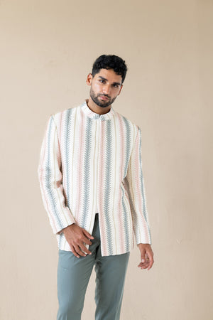 Frosted Fern Sherwani & Kurta