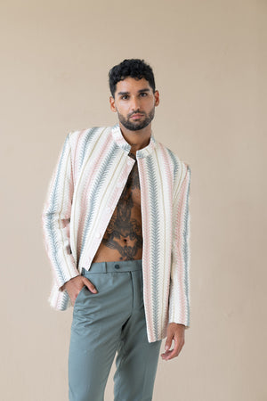 Frosted Fern Sherwani & Kurta