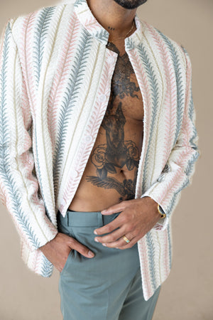 Frosted Fern Sherwani & Kurta