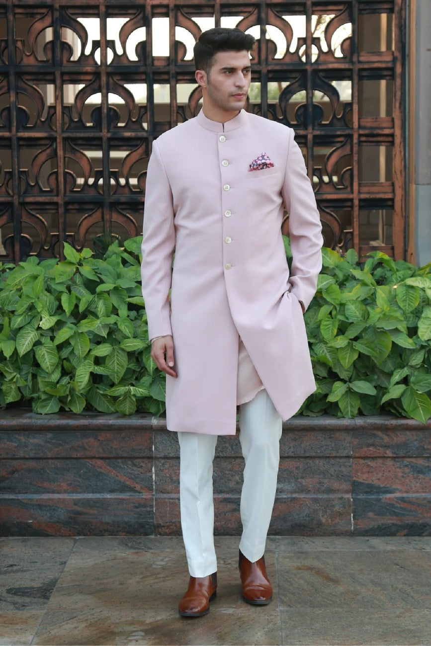 Timeless Light Pink Sherwani