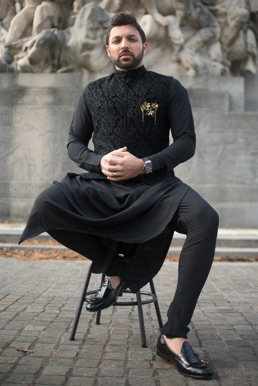 Black 2025 dress kurta