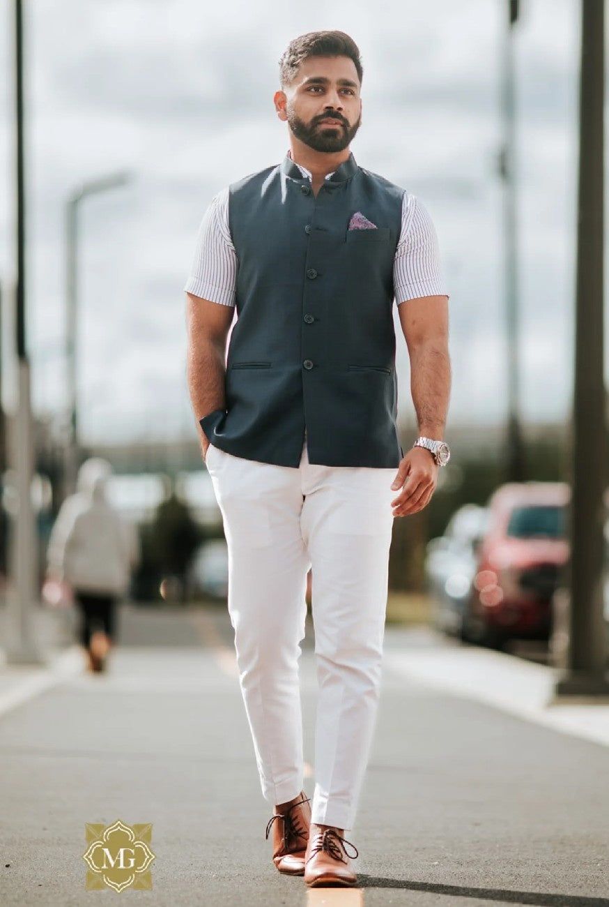 Navy Blue Modi Jacket