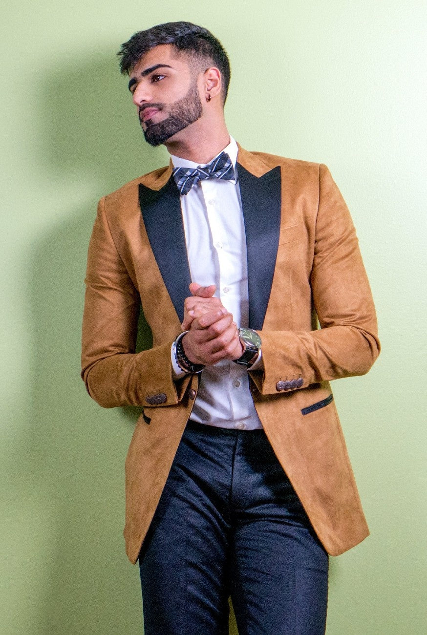 Dark Tan Velvet Tux