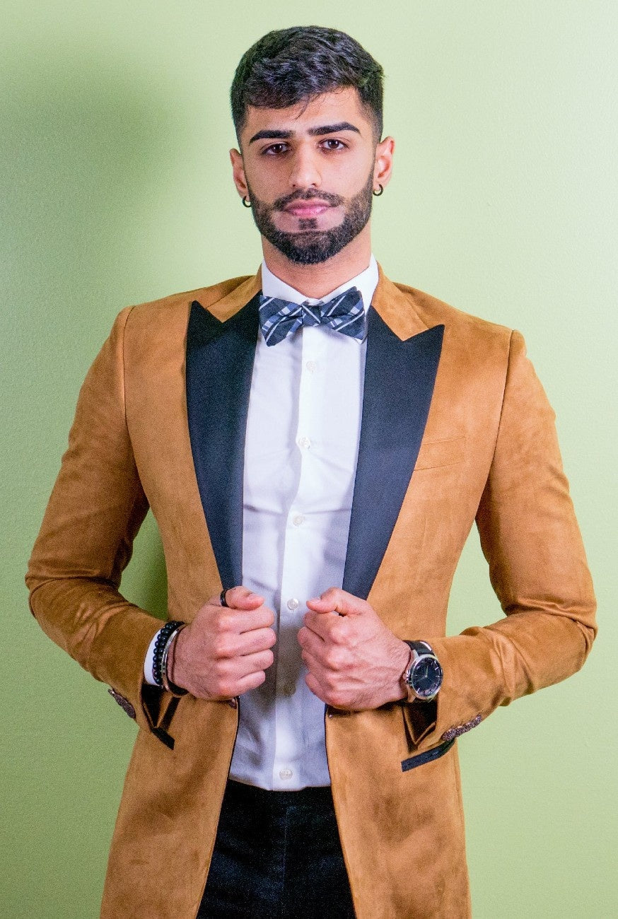Dark Tan Velvet Tux